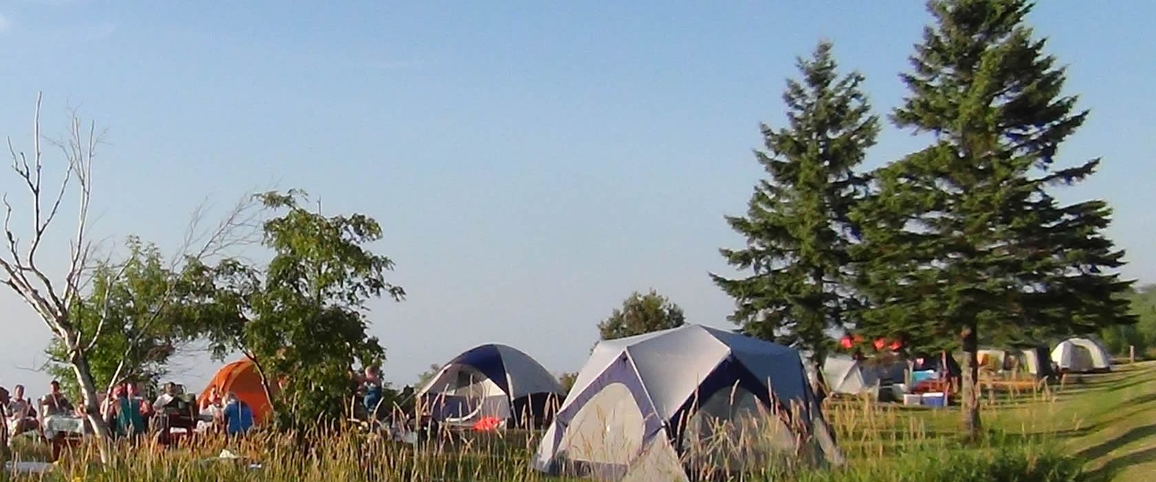 Camping on Lake Superior in Herbster, Wisconsin