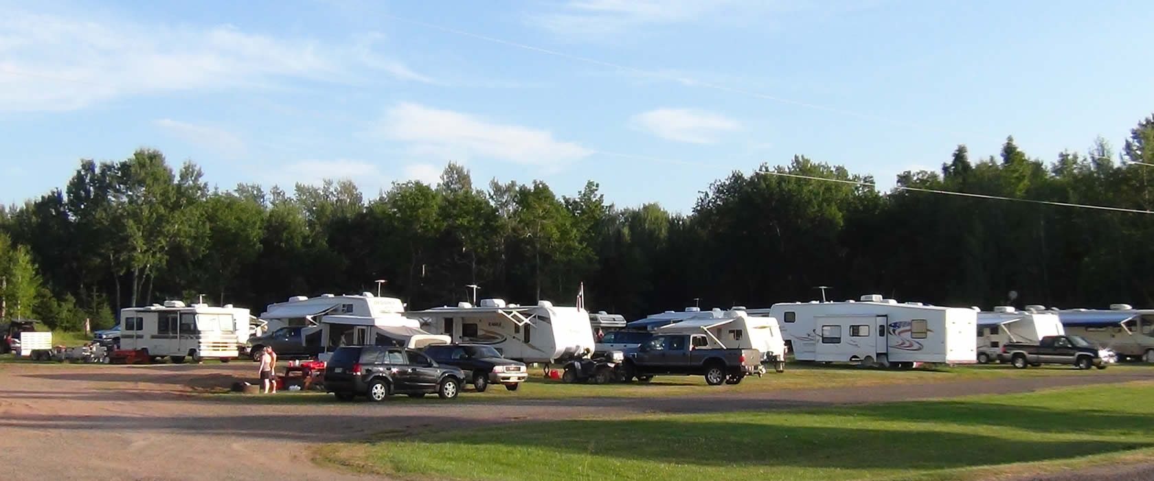 Motorhome/RV camping in Herbster, Wisconsin
